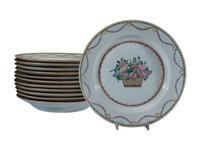 Twelve Samson Porcelain Plates