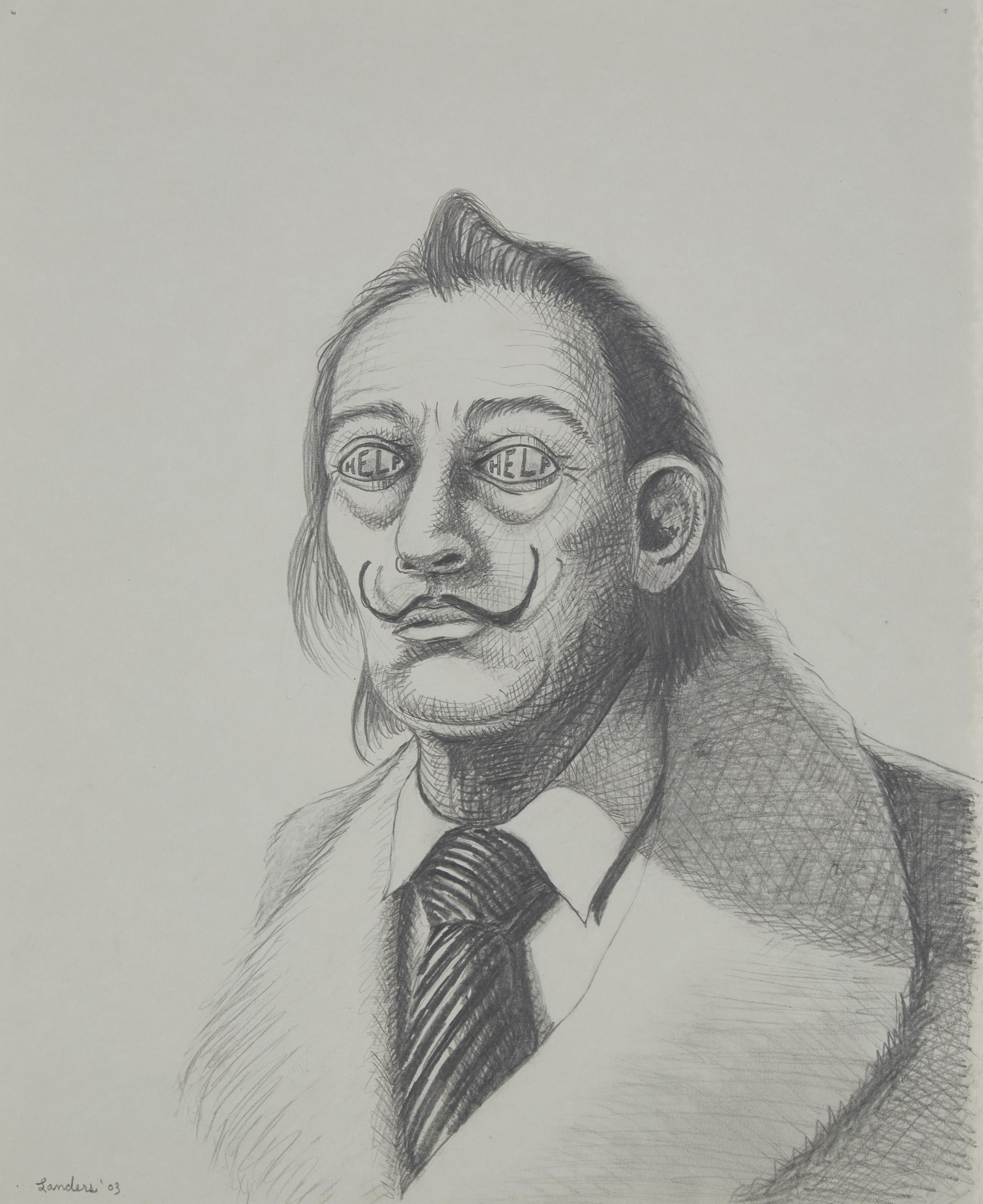 Sean Landers (American, b. 1962) — Salvador Dali (HELP), 2003