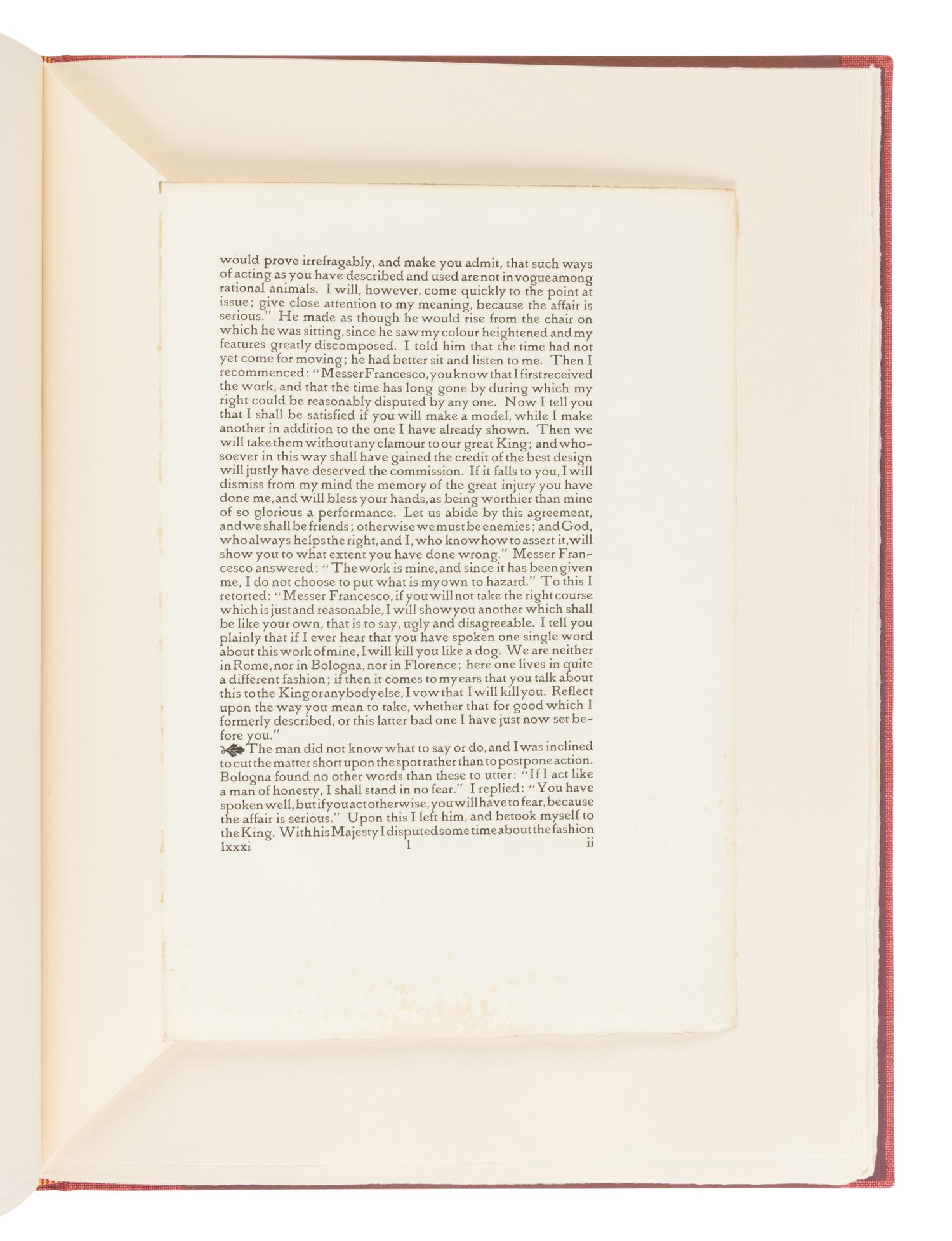[LEAF BOOK - WHITTINGTON PRESS]. BUTCHER, David. Pages from Presses. Kelmscott, Ashendene, Doves, Vale, Eragny & Essex House . Herefordshire: The Whittington Press, 2006.