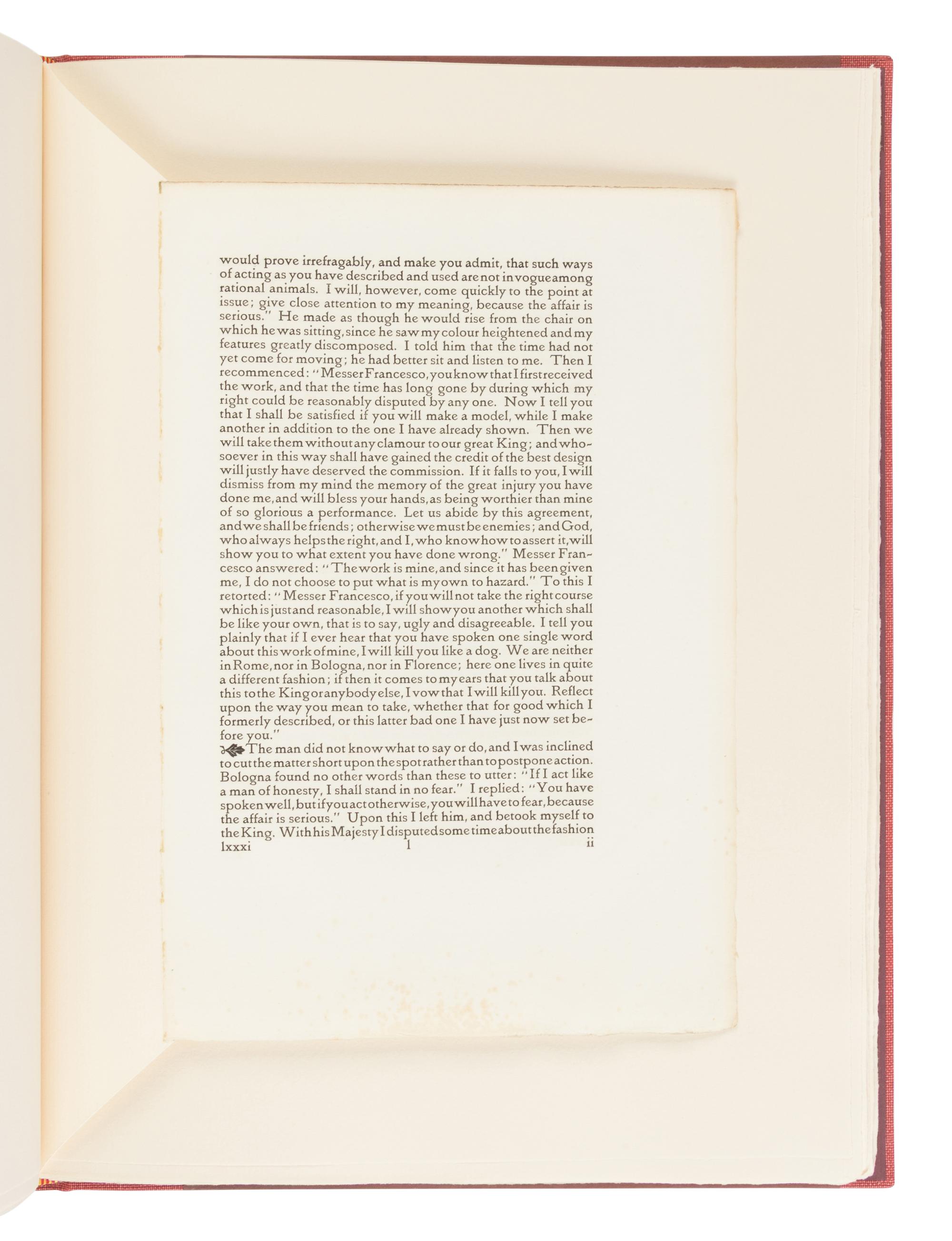 [LEAF BOOK - WHITTINGTON PRESS]. BUTCHER, David. Pages from Presses. Kelmscott, Ashendene, Doves, Vale, Eragny & Essex House . Herefordshire: The Whittington Press, 2006.
