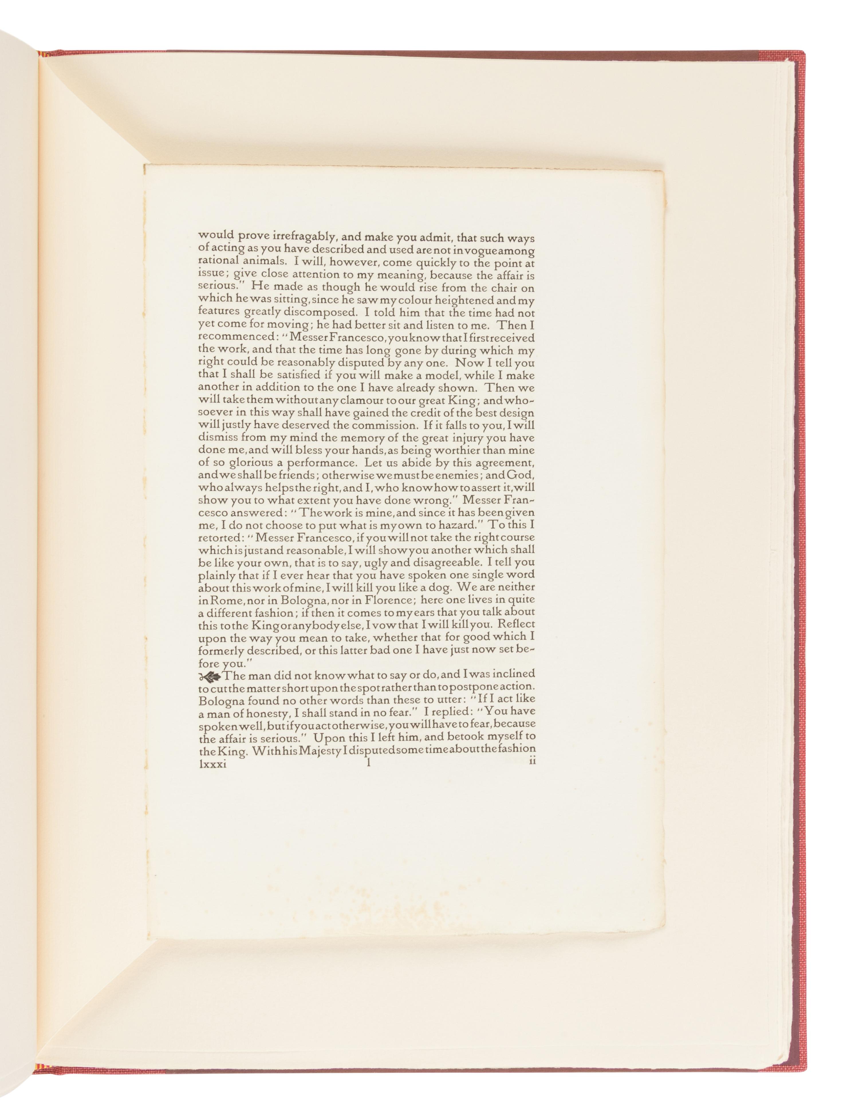 [LEAF BOOK - WHITTINGTON PRESS]. BUTCHER, David. Pages from Presses. Kelmscott, Ashendene, Doves, Vale, Eragny & Essex House . Herefordshire: The Whittington Press, 2006.