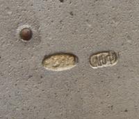 A Soviet-Era Russian Silver Cigarette Case, Maker's Mark Obscured, Moscow, Early to Mid-20th Century, the lid worked to show symbols of