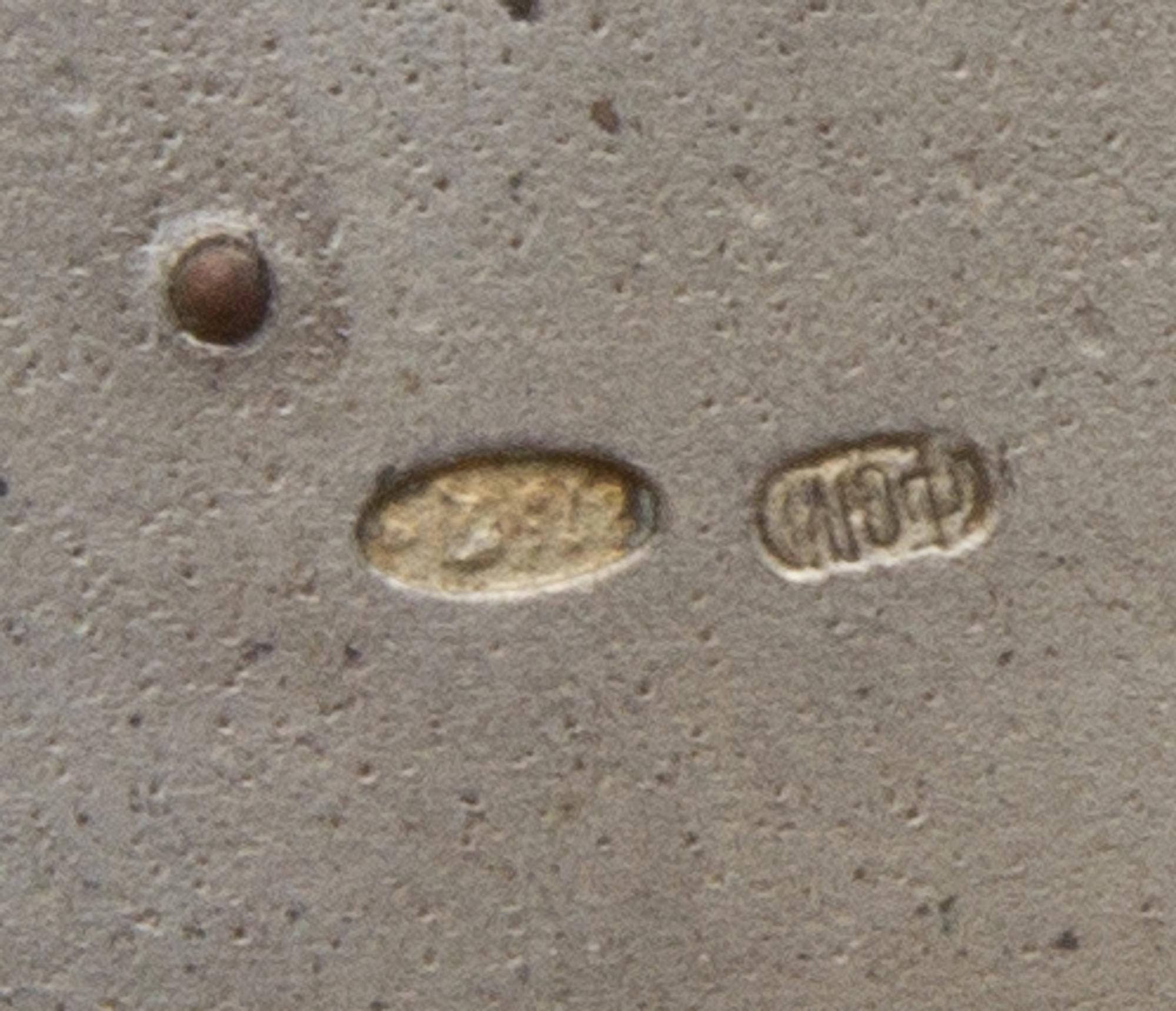 A Soviet-Era Russian Silver Cigarette Case, Maker's Mark Obscured, Moscow, Early to Mid-20th Century, the lid worked to show symbols of