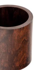 Two Chinese Hardwood Brushpots, Bitong
