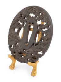 A Japanese Iron Tsuba