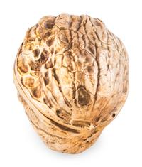 A Fabergé Gold Walnut-Form Snuff Box
