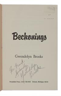 BROOKS, Gwendolyn (1917-2000). A group of 8 works, comprising: