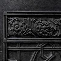 A Cast Iron Panel from the Rookery Building, Chicago, IL. 24.25" W x .5" D x 33.5" H — United States, Circa 1888