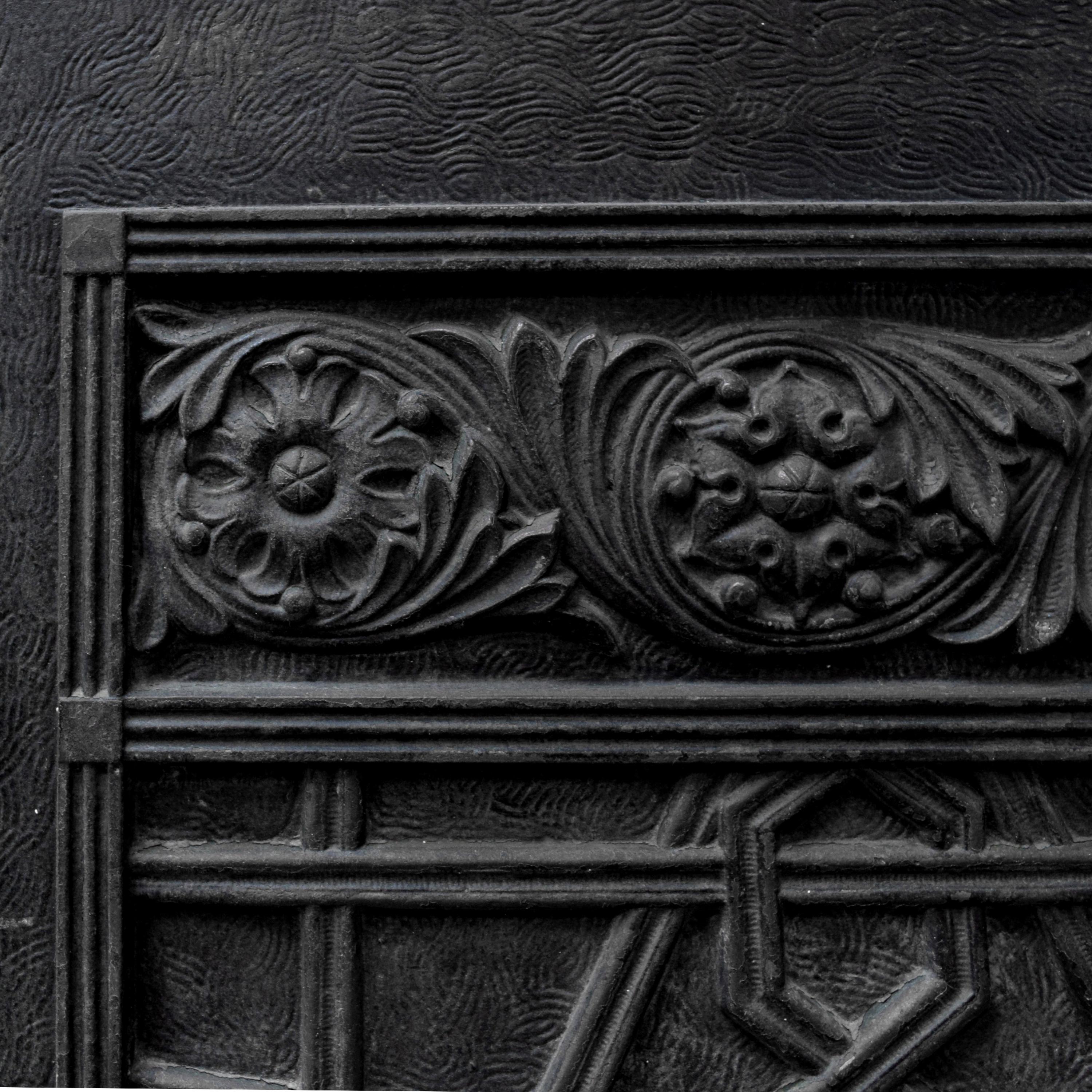 A Cast Iron Panel from the Rookery Building, Chicago, IL. 24.25" W x .5" D x 33.5" H — United States, Circa 1888
