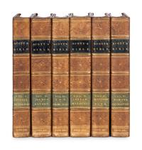 [BIBLE, in English]. The Holy Bible, Containing the Old and New Testaments, According to the Publick Version: with explanatory notes, practical observations and copious marginal references by Thomas Scott. London: C. Baldwin for Seeley et al, 1812-1814.