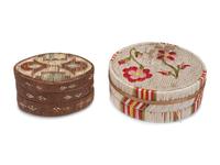Northeastern Quilled Birch Bark Boxes