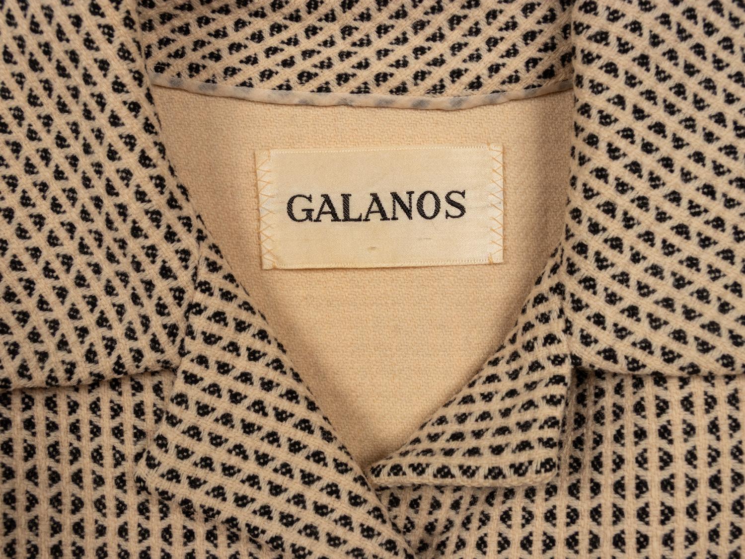 Galanos, Tailored Wool Tweed Jacket