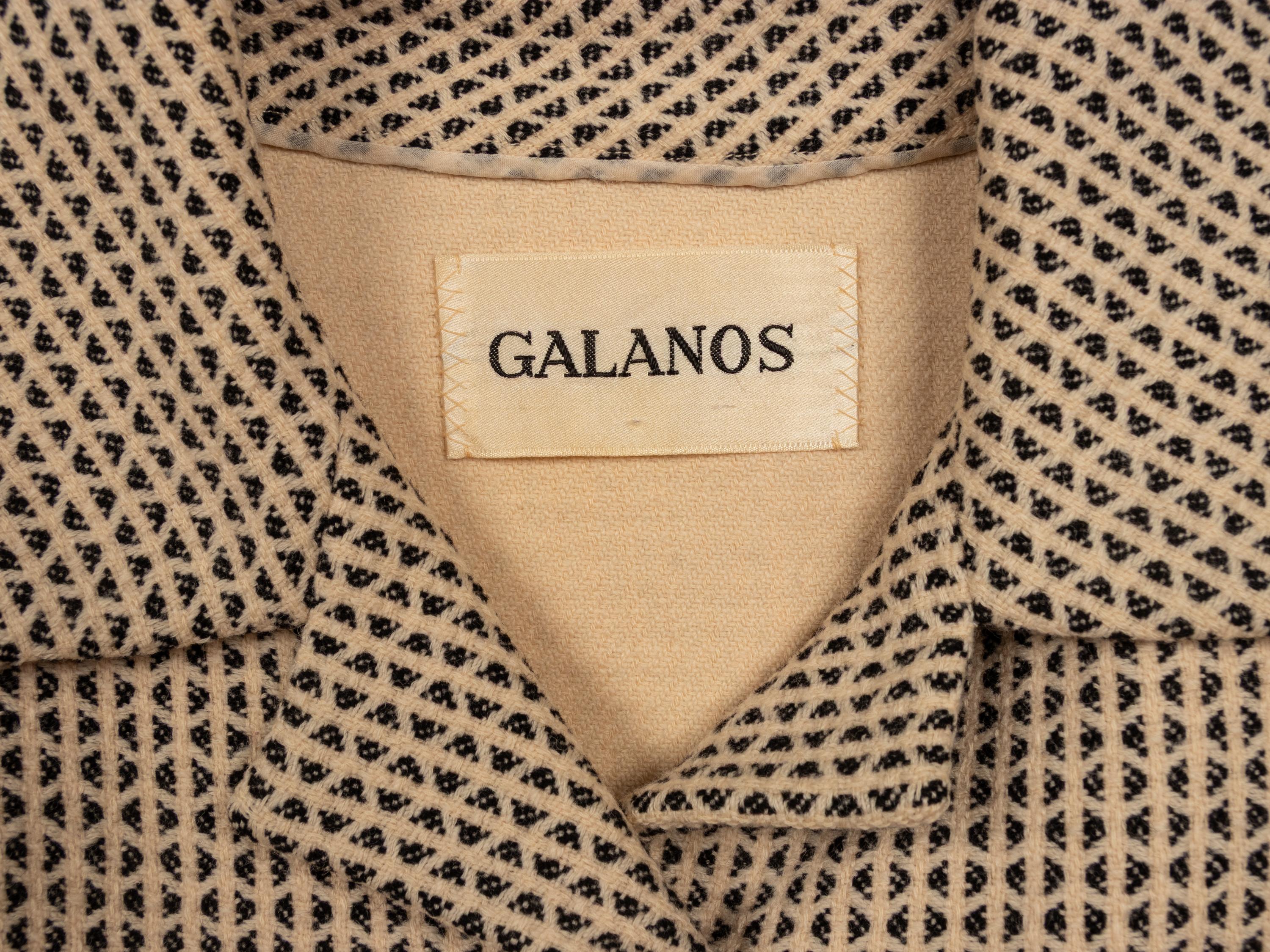Galanos, Tailored Wool Tweed Jacket