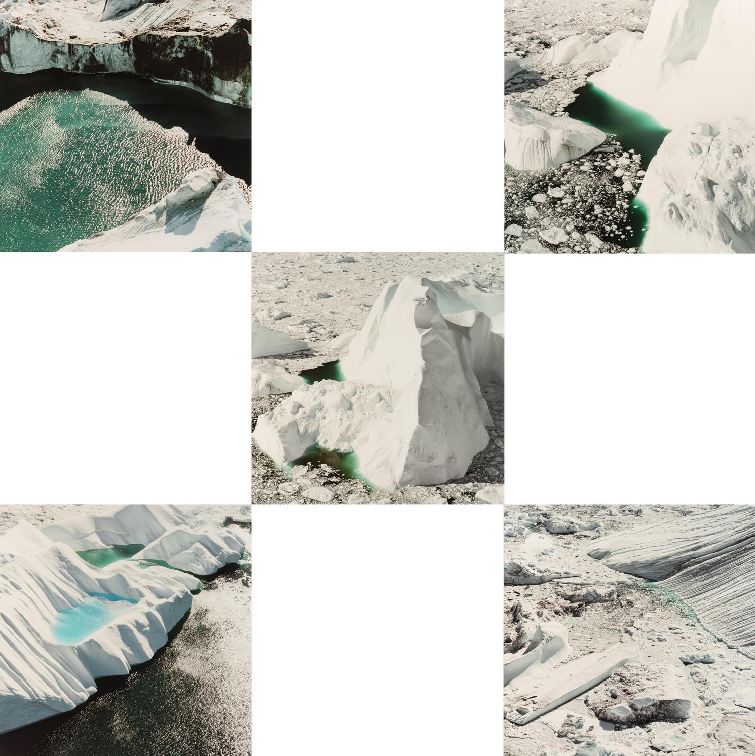 Terry Evans (born 1944) Selected Studies from Ice Fjord Leading to Jakobshavn Glacier, 2008