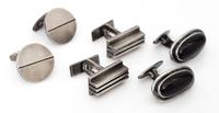 A Collection of Silver Cufflinks, 44.40 dwts.
