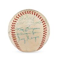 A 1956 Rochester Red Wings Team Signed Autograph Baseball