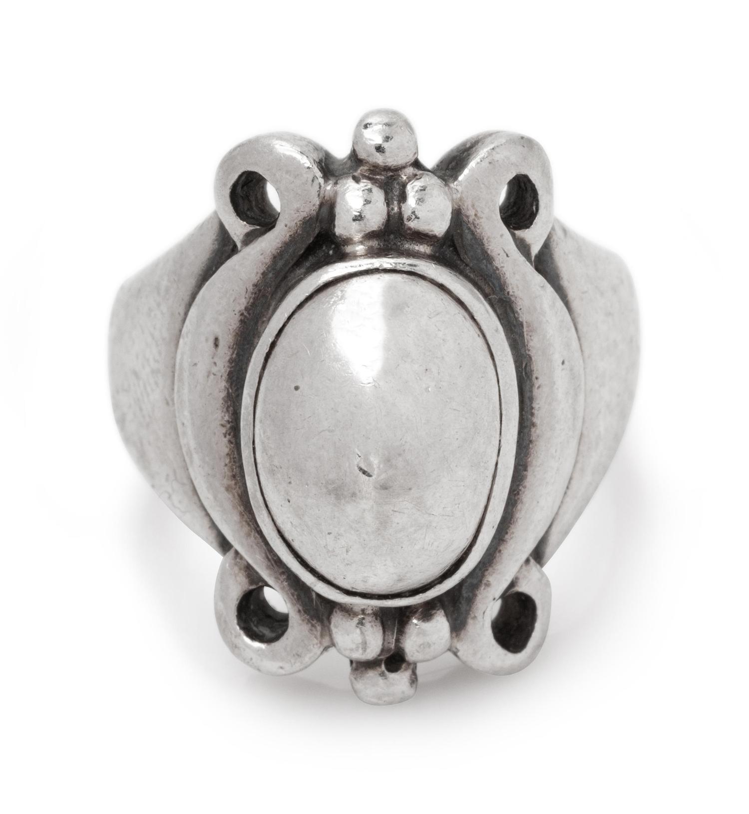 A Sterling Silver Ring, Kalo,