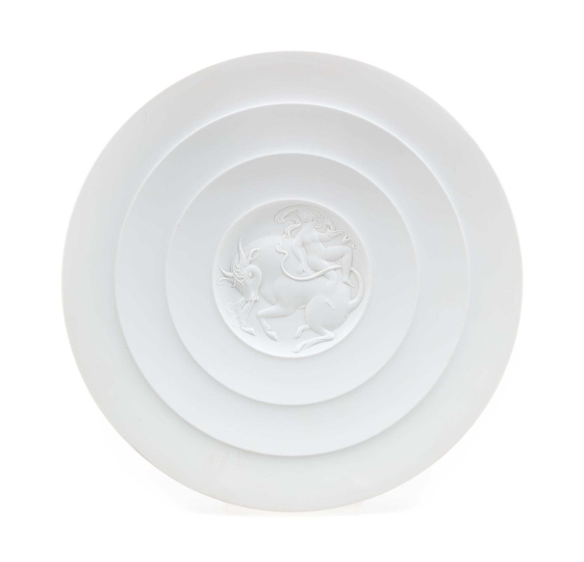 Bjorn Wiinblad (Danish, 1918-2006), Rosenthal, 1953-56/1972, Europa and the Bull charger