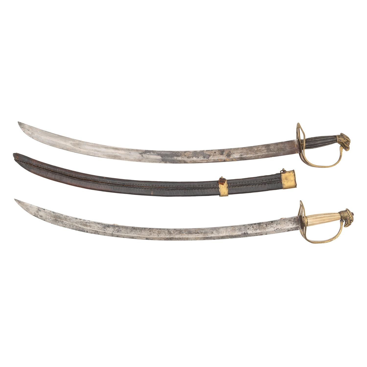 Two Eagle Head Officer's Swords
