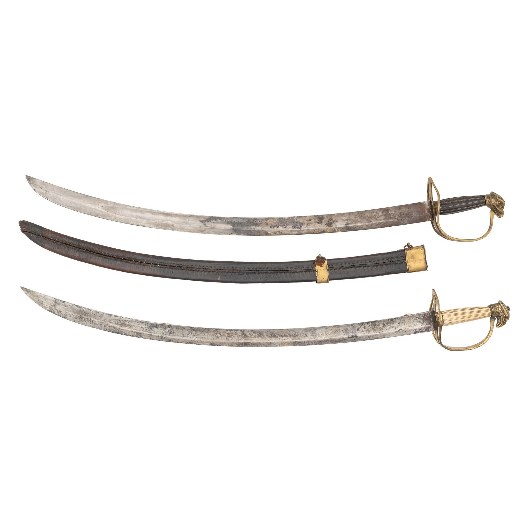 Two Eagle Head Officer's Swords