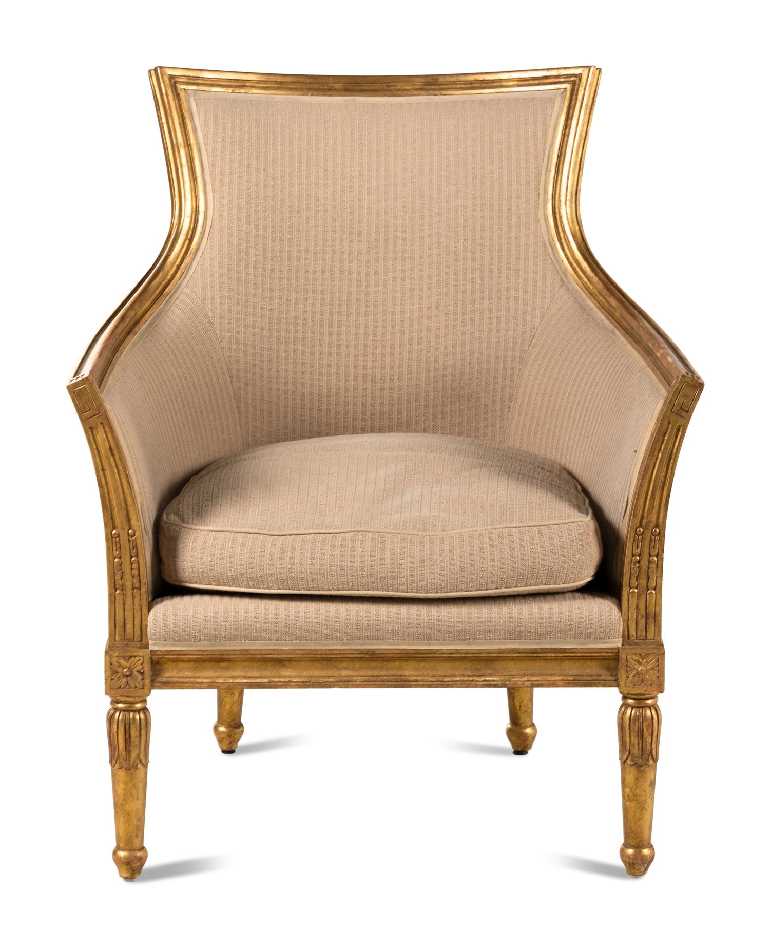 A Contemporary Giltwood Bergere