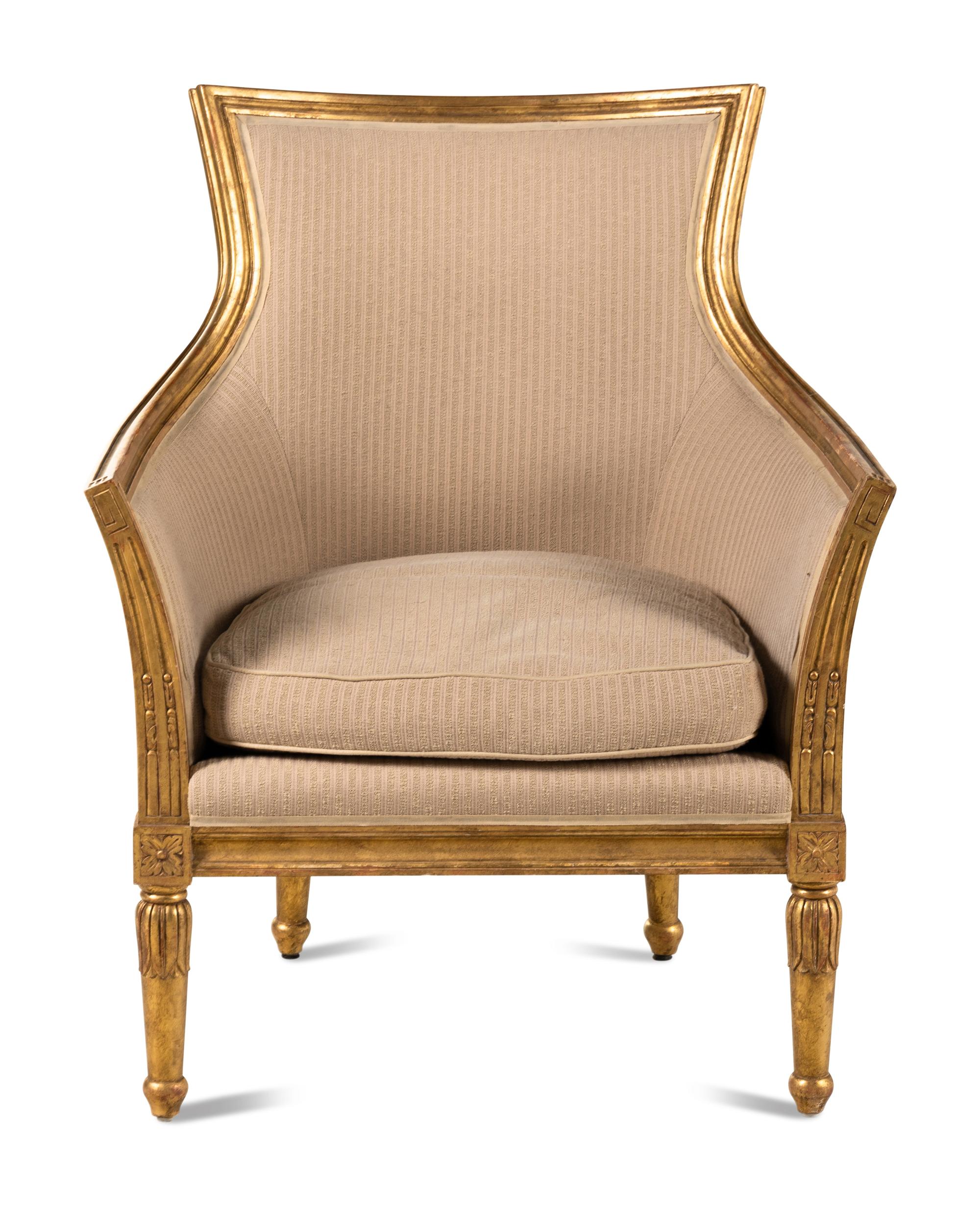 A Contemporary Giltwood Bergere