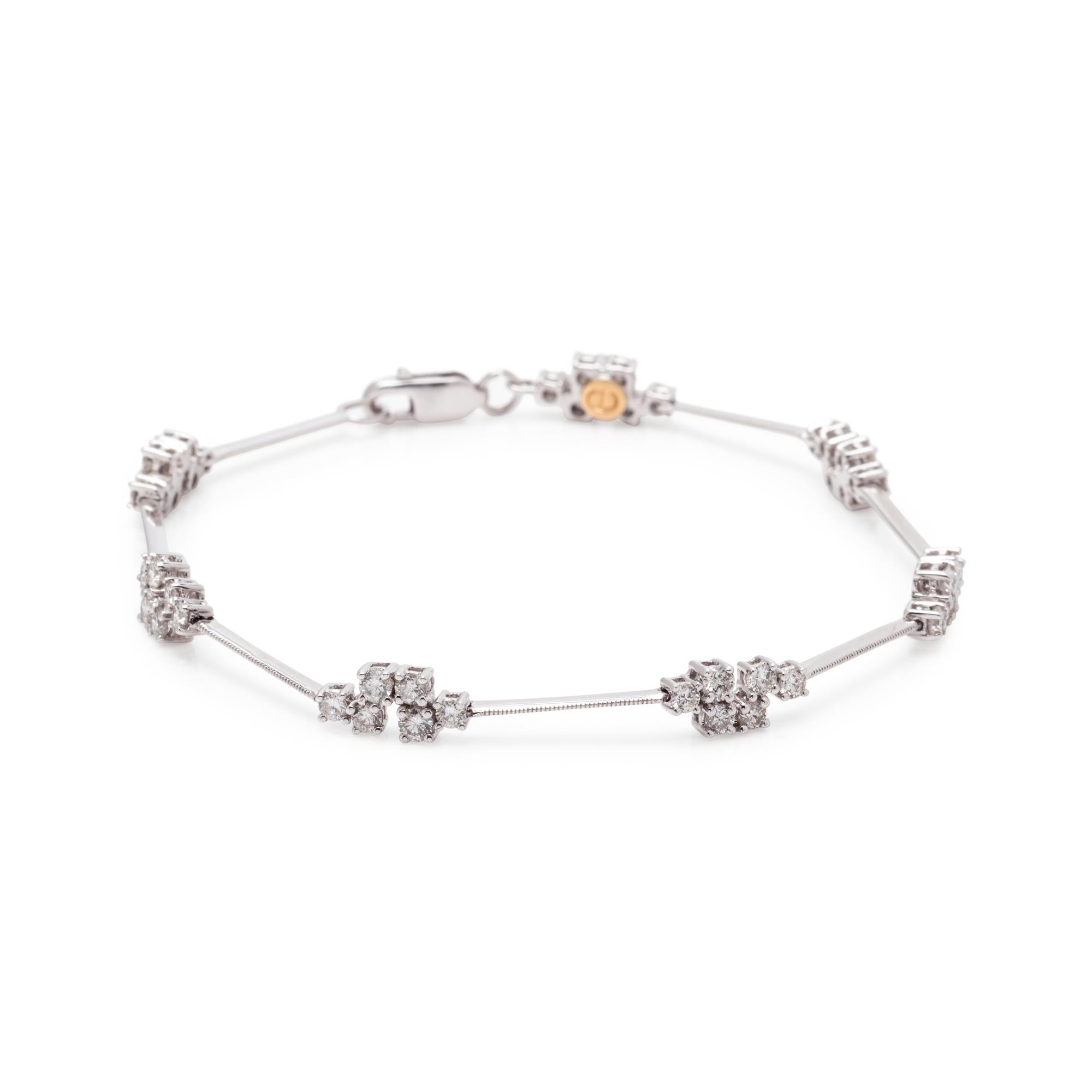 WHITE GOLD AND DIAMOND BRACELET