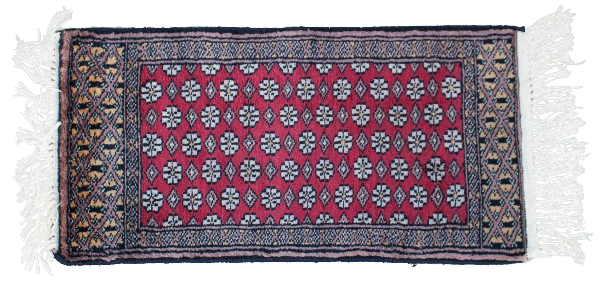 Two Senneh Wool Mats Each 2 feet x 1 foot.