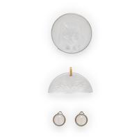 Lalique, Collection of Frosted Glass Jewelry