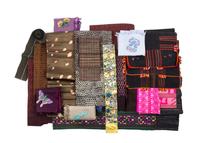 Twenty Asian Textiles Approximate length of largest 151 inches.