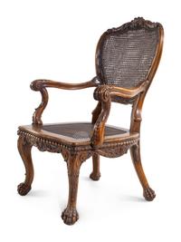 A Pair of Carved Fauteuils