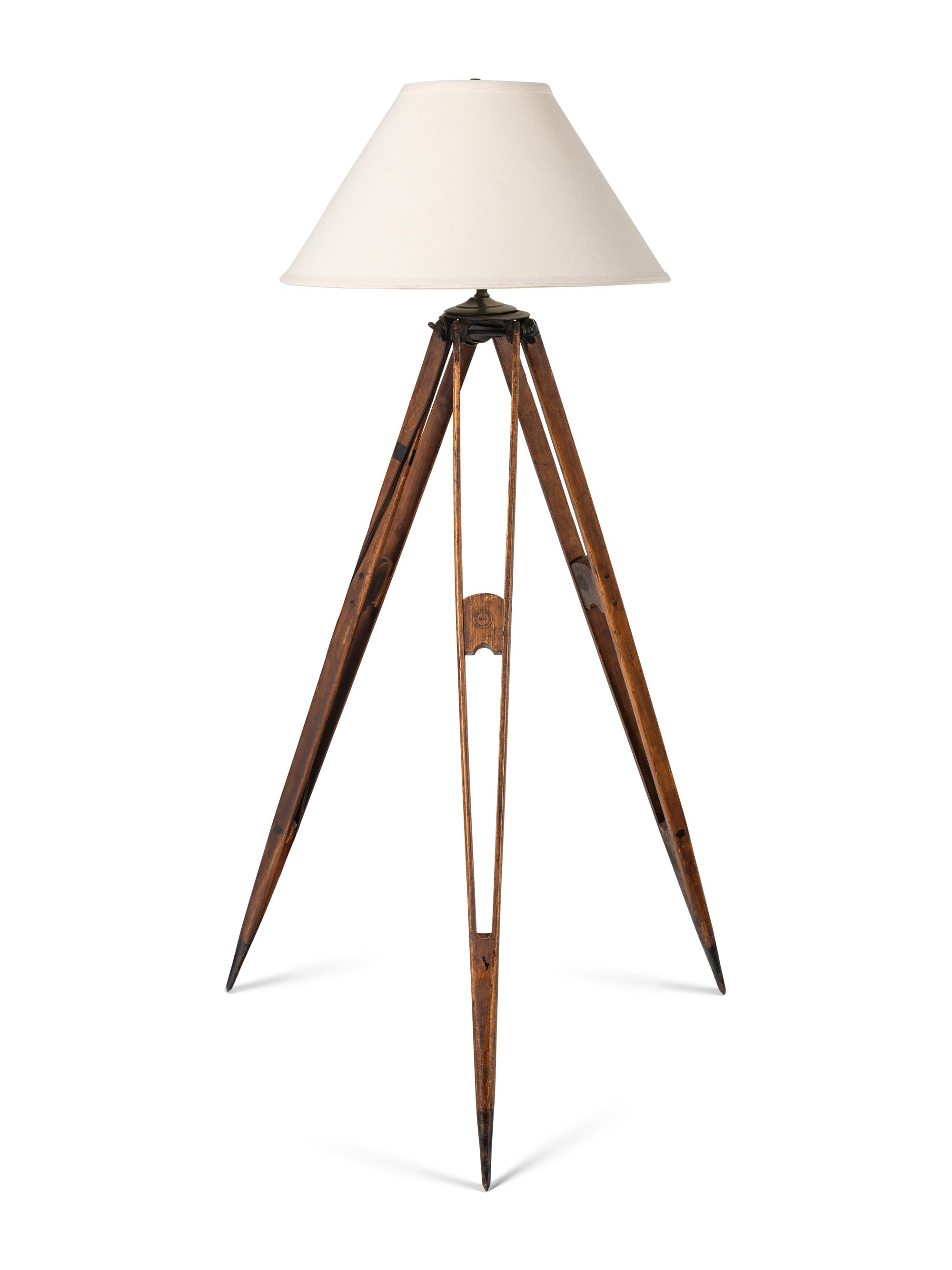 An Oak Surveyor's Tripod