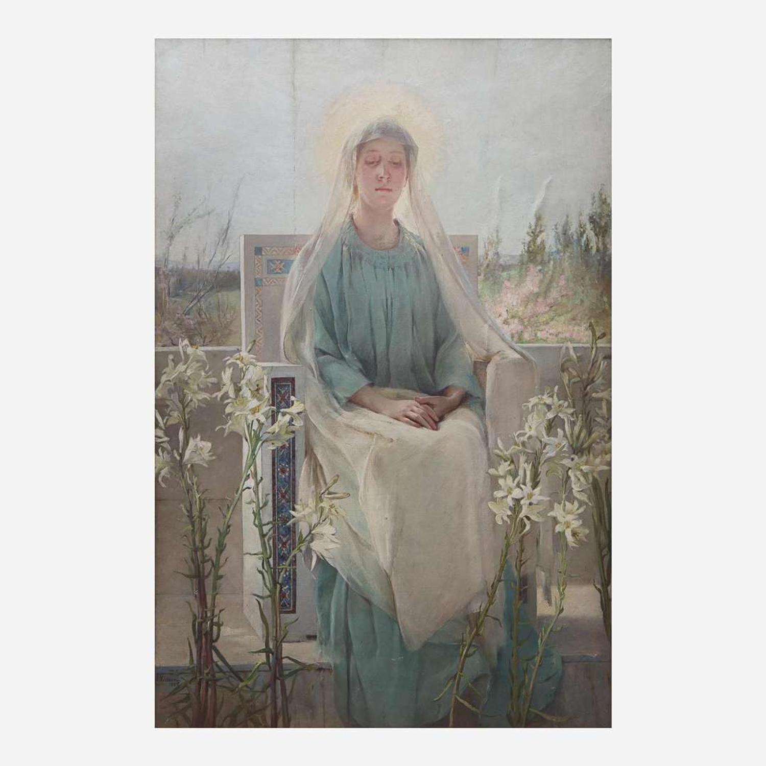 Sarah Paxton Ball Dodson (American, 1847–1906) Meditation of the Holy Virgin