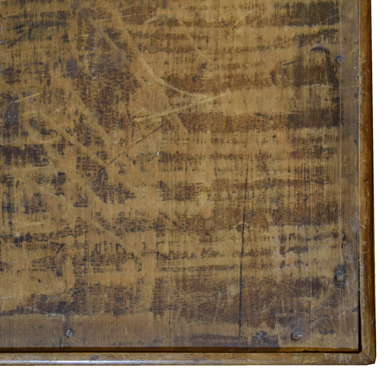 An Oak Draper's Table 136.5" W x 36.5" D x 32" H — Argentine, 20th Century