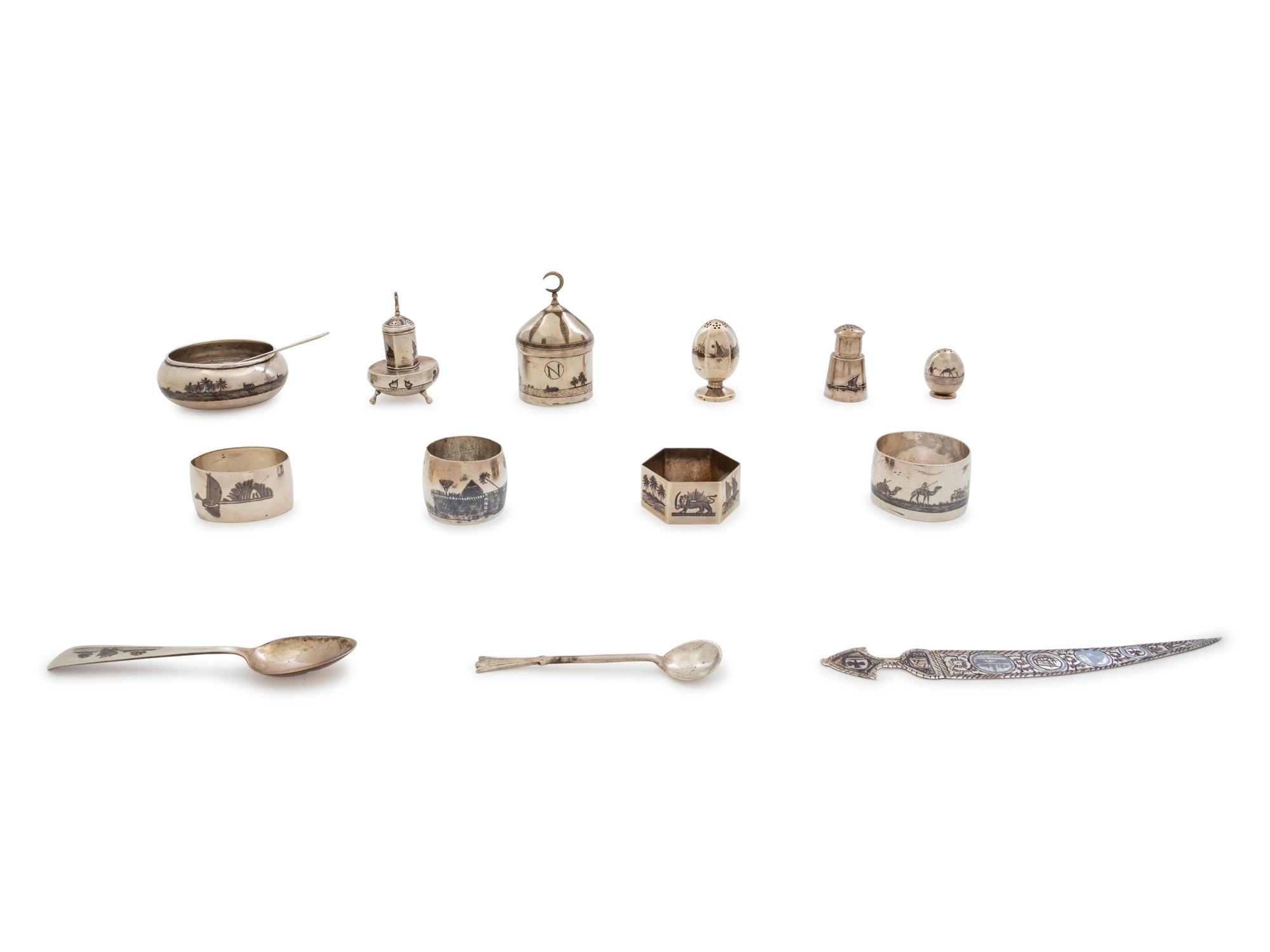 A Collection of Persian Silver Table Articles