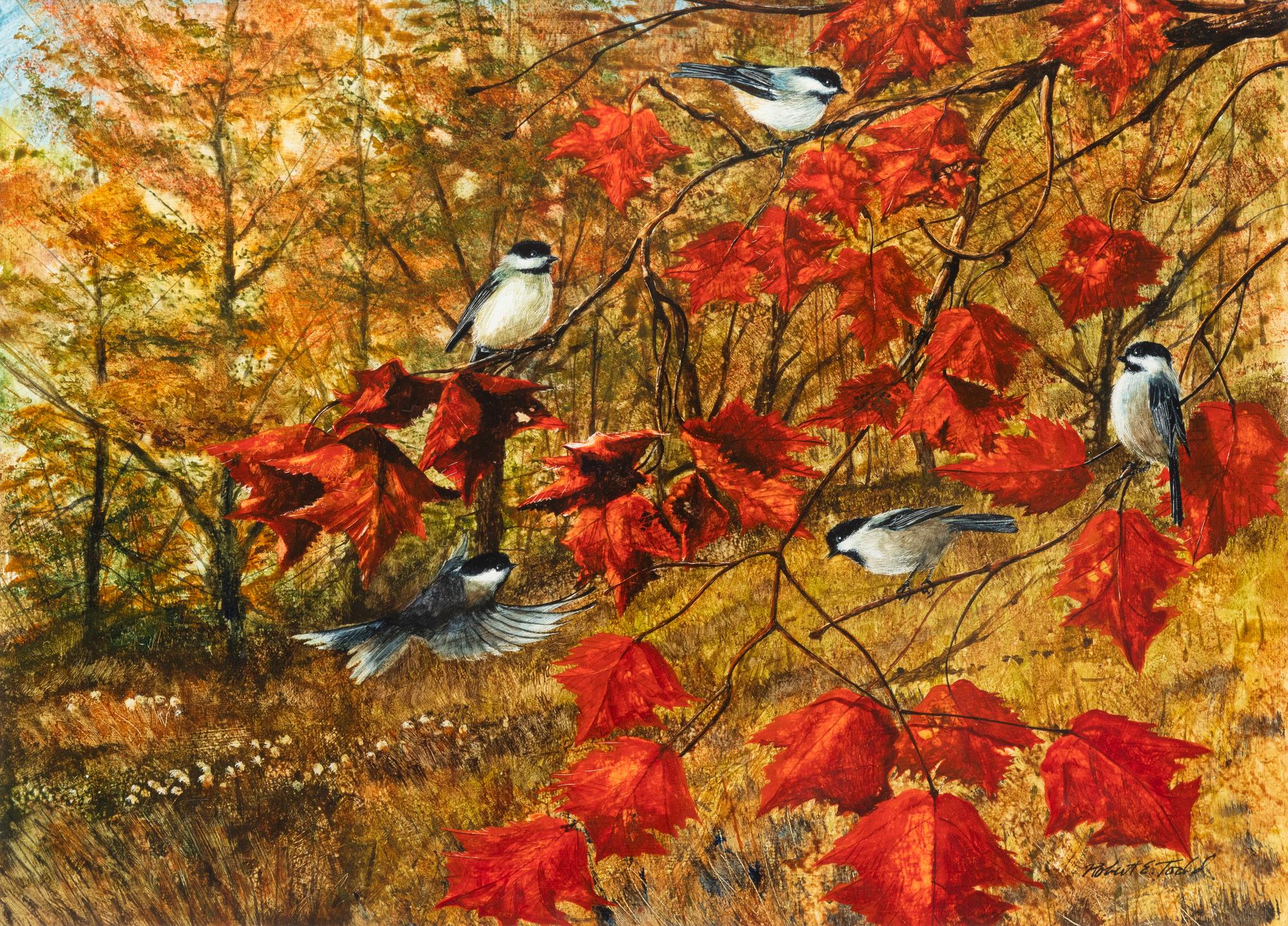 Five Chickadees , 1993