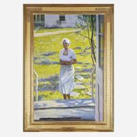 Harry Leith-Ross (American, 1886–1973) Apples From My Garden (Portrait of the Artist's Wife, Emily Leith-Ross, née Slaymaker)