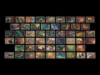 A Near Set 1951 Bowman Jets Rockets Spacemen Trading Cards