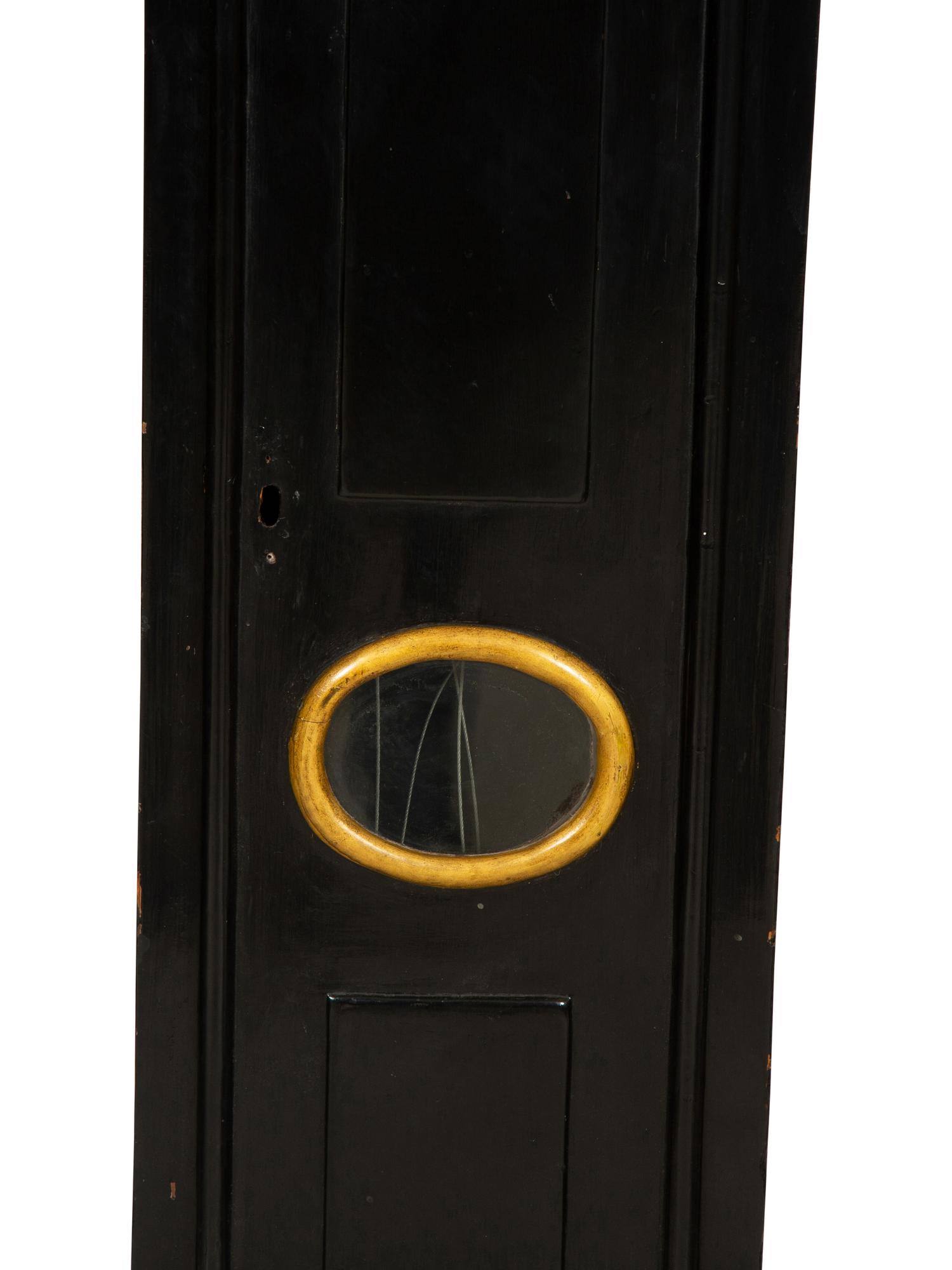 A William and Mary Ebonized Longcase Clock