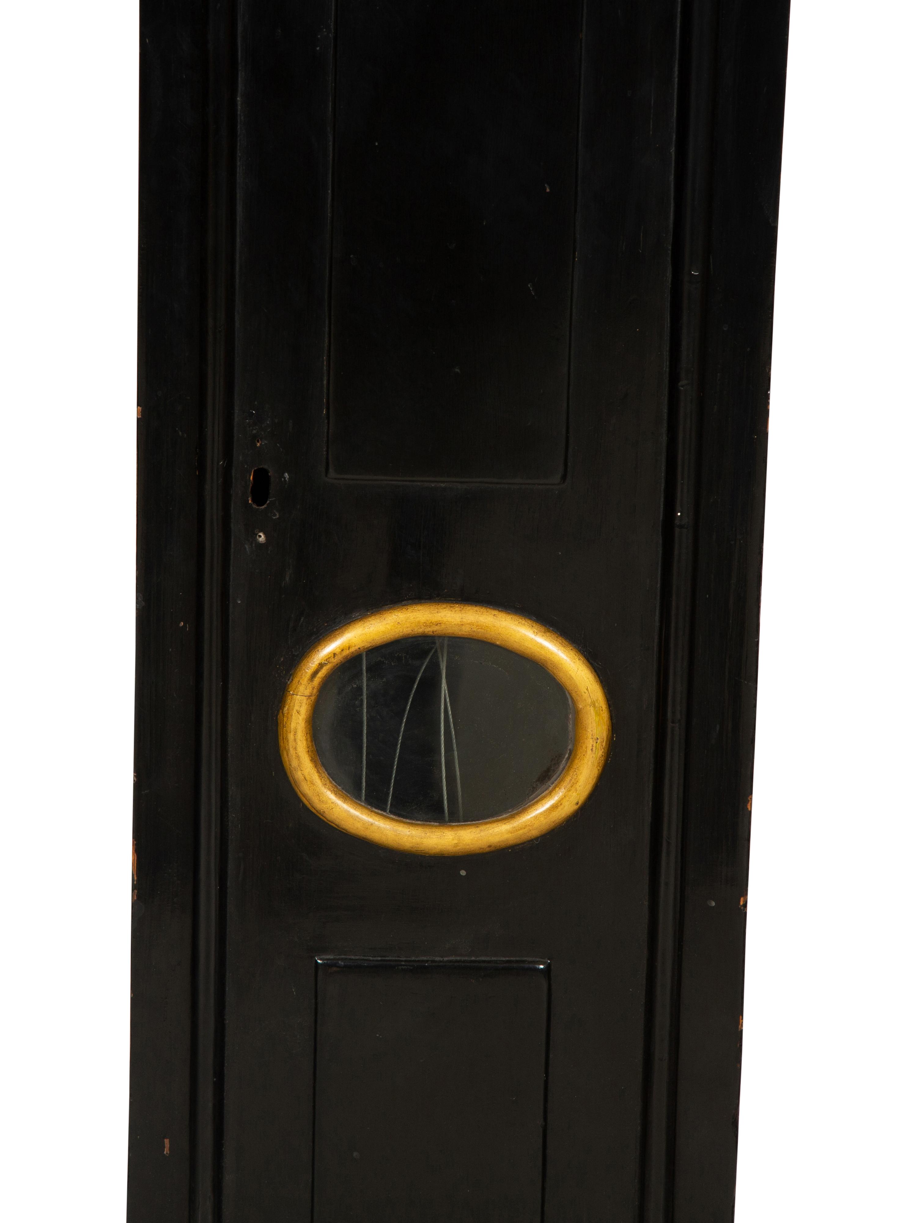 A William and Mary Ebonized Longcase Clock