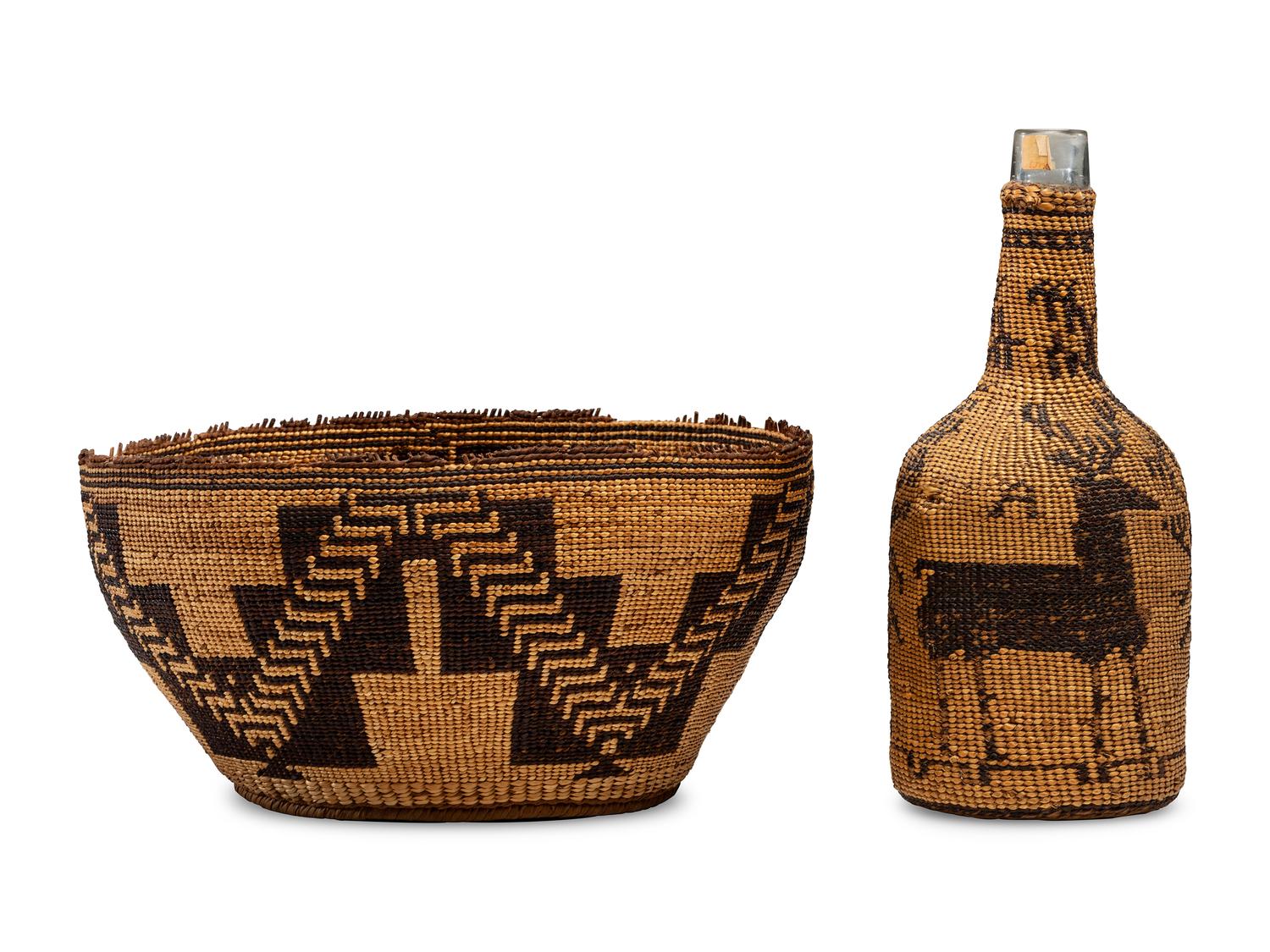 Northern California Basket and Basketry Bottle