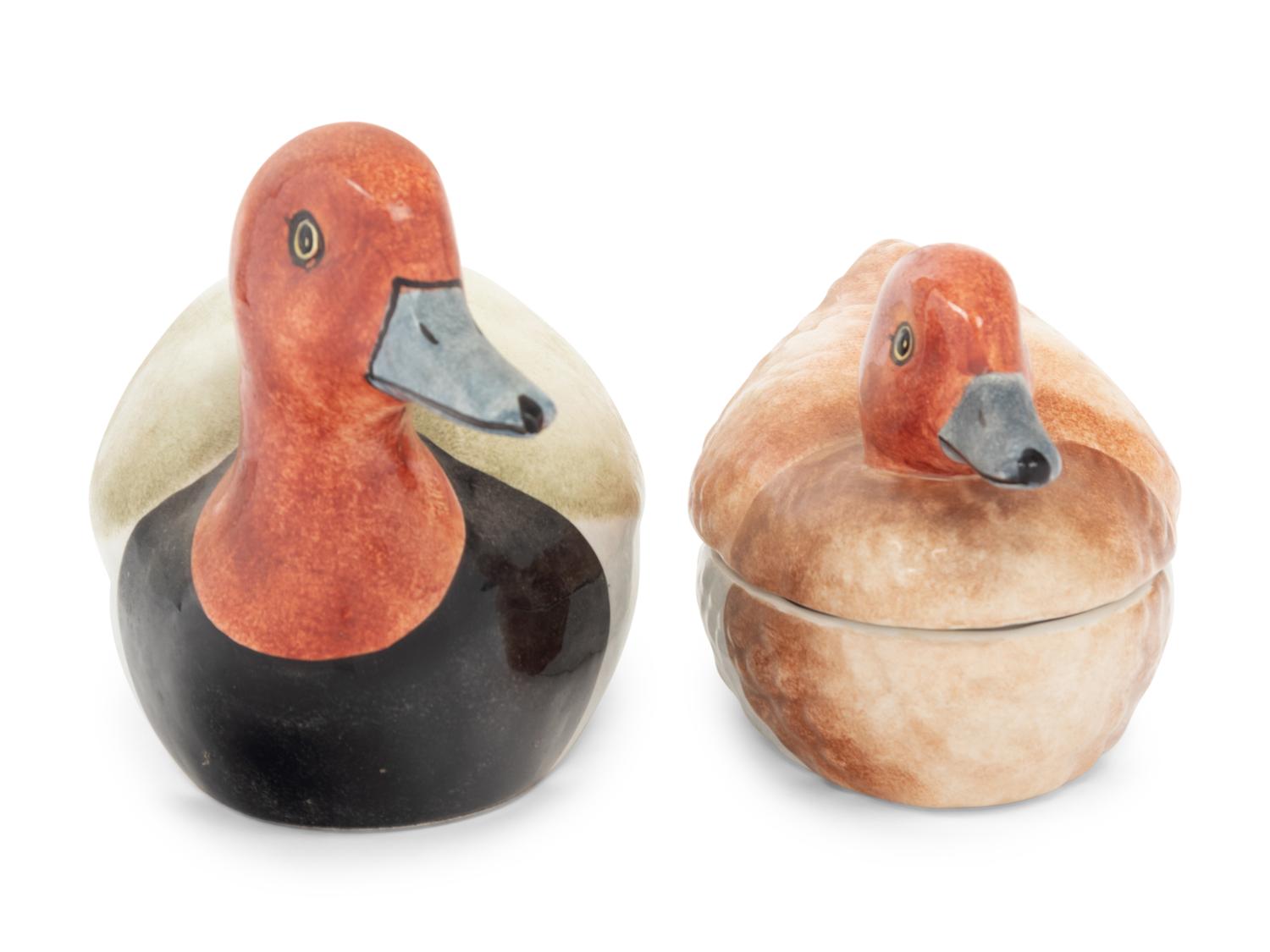 Four Italian Porcelain Animal Articles