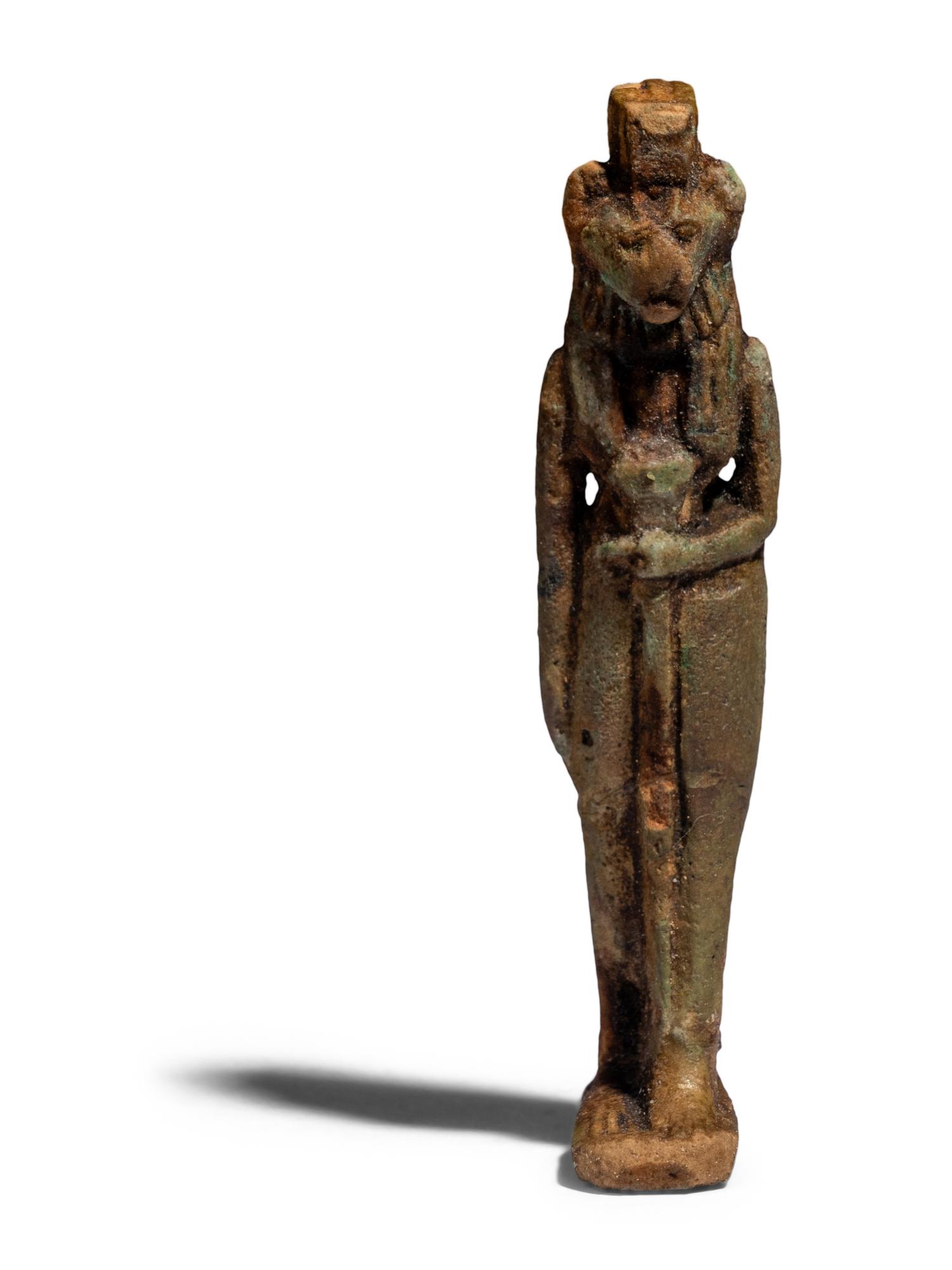 An Egyptian Faience Sekhmet