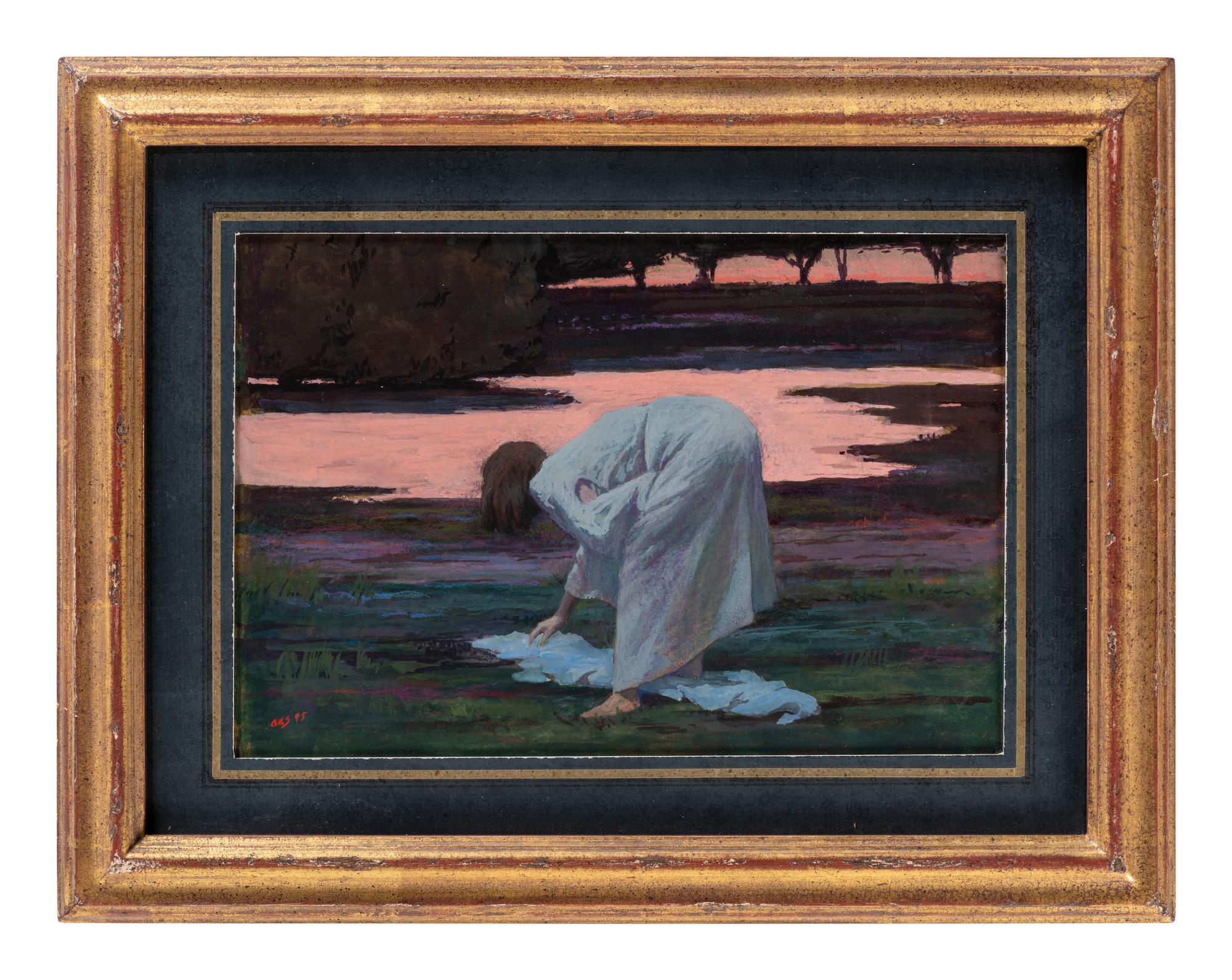Figure Bending over a Towel , 1995