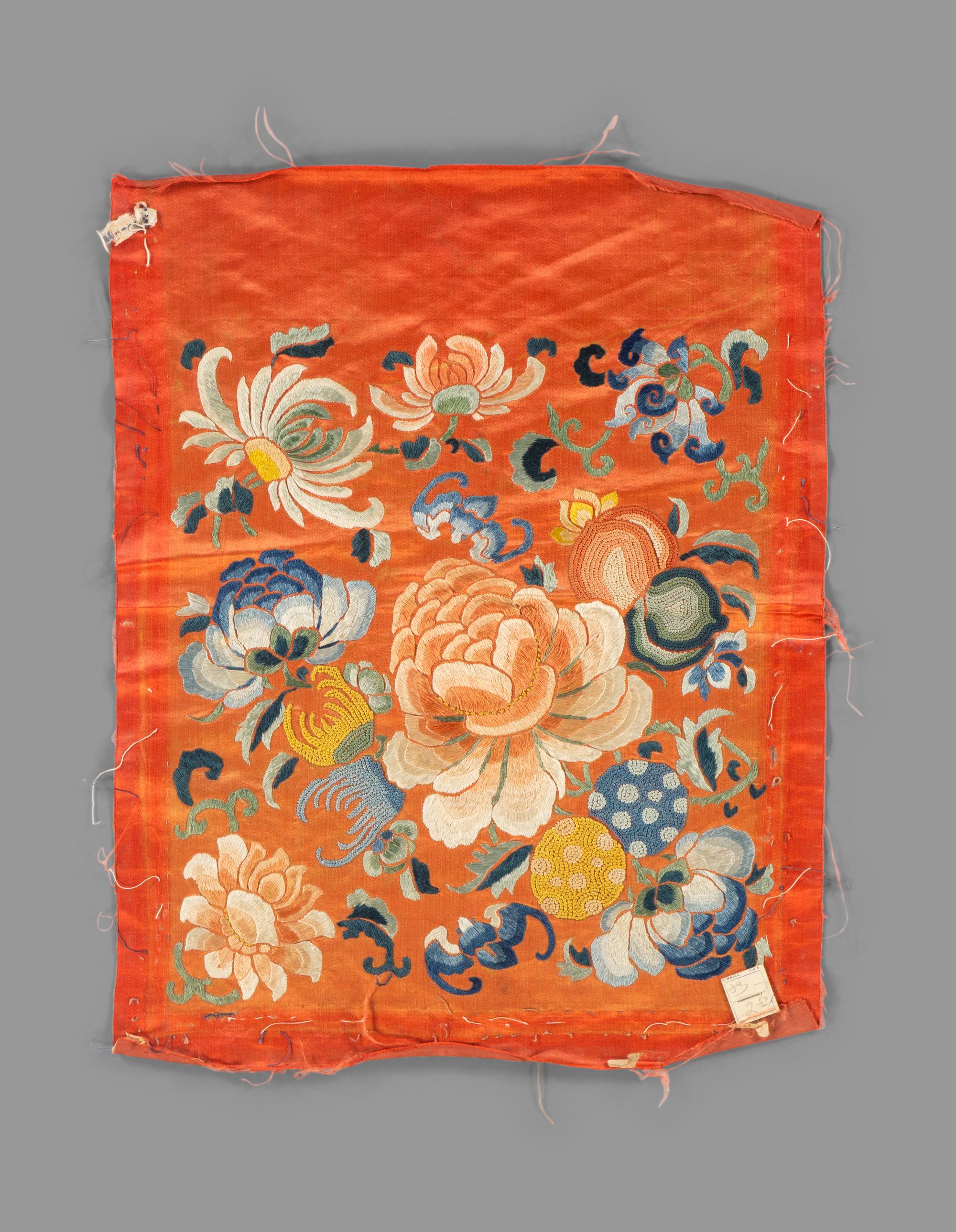 18 Chinese Embroidered Silk Textiles