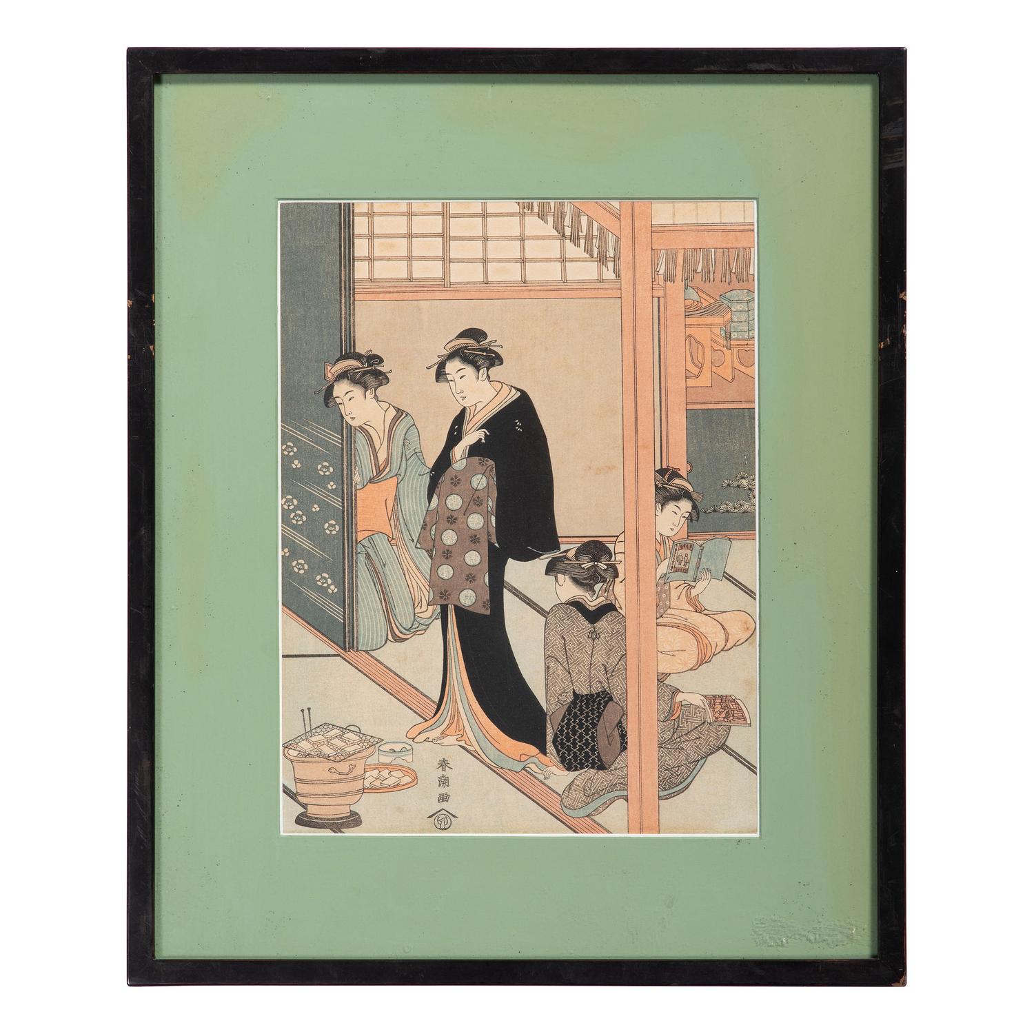 Three Japanese Woodblock Prints