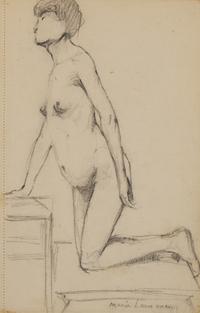 Marie Laurencin (French, 1885-1956) — Femme Nue Accroupie