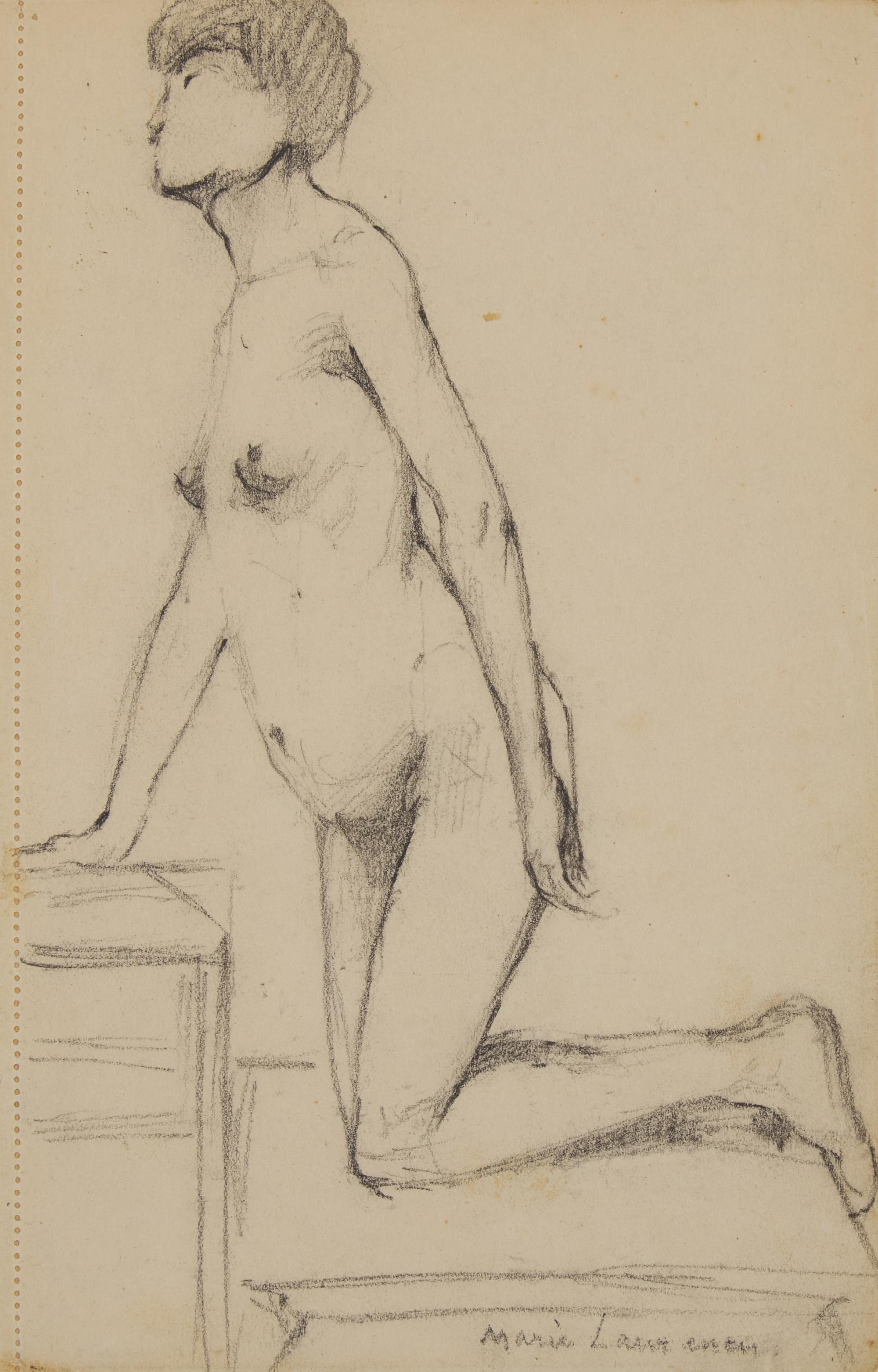 Marie Laurencin (French, 1885-1956) — Femme Nue Accroupie