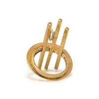 YELLOW GOLD AND DIAMOND RING