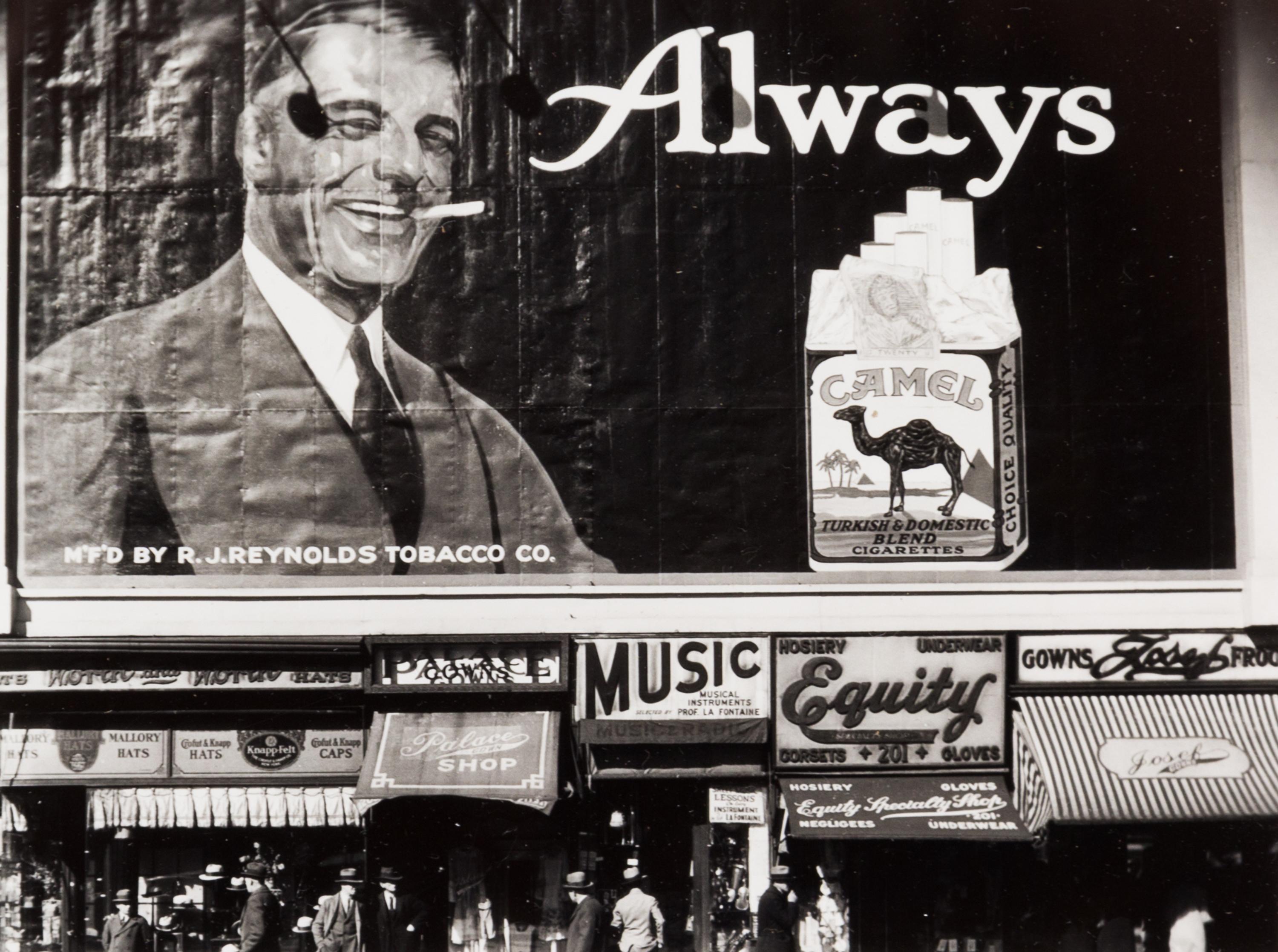 Ralph Steiner, (American, 1899-1986), Always Camels, 1922